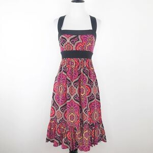 Shoshanna‎ bohemian square neck Strappy dress
